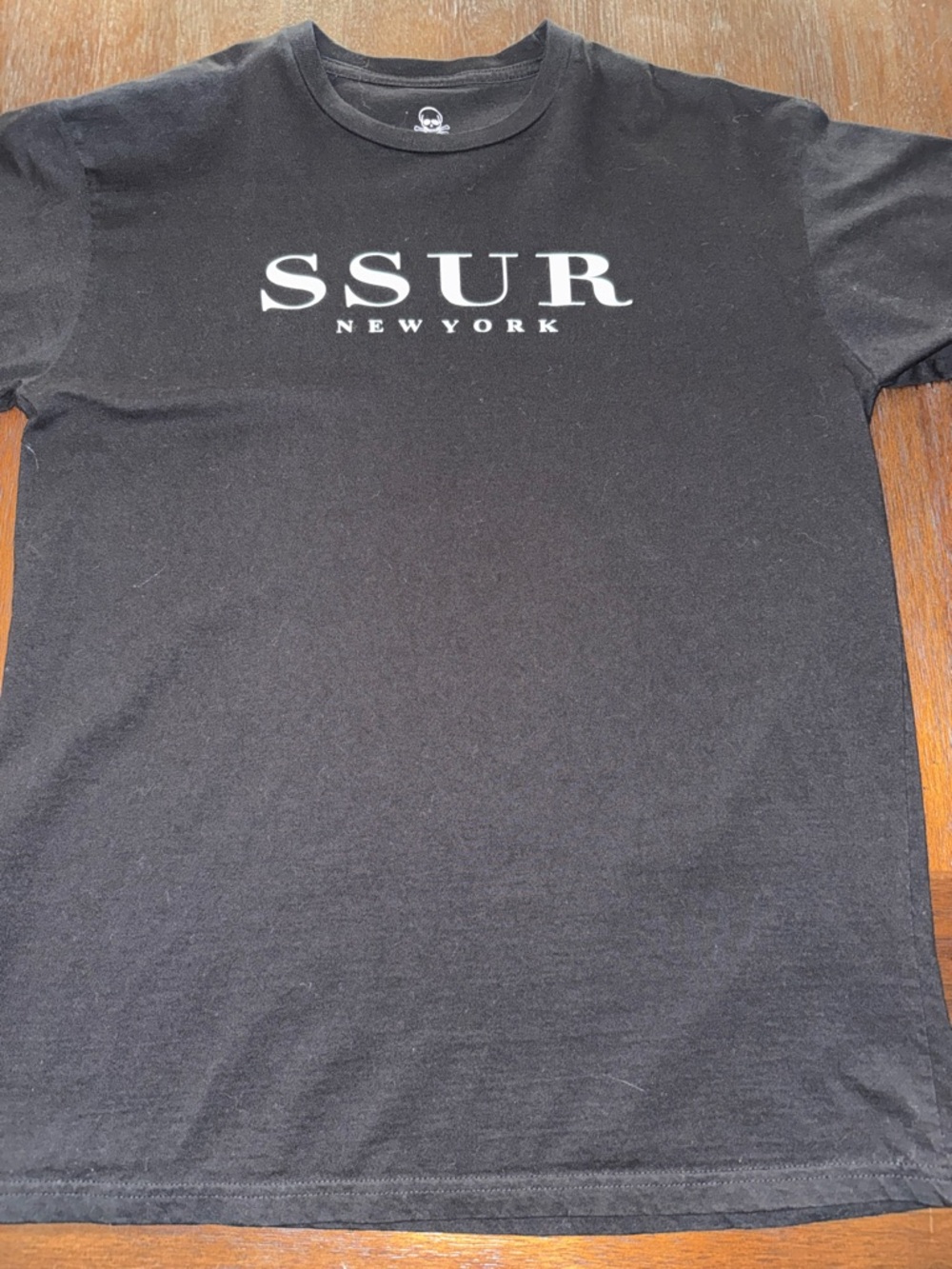 SSUR Black Graphic Shirt Large New York
